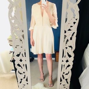 Revolve Lucy Paris Cream Dress